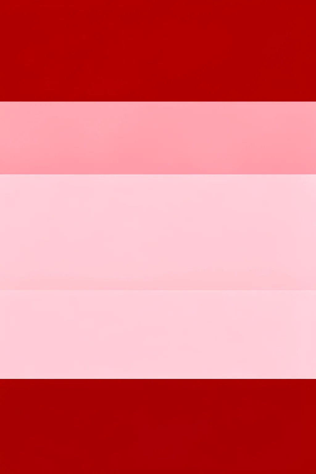 Warm Red Gradient. Broad horizontal bands of deep red and pale pink fill the image in a simple gradient-like arrangement.