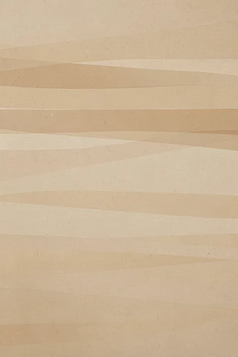 Beige Abstract Waves. Subtle horizontal bands of pale beige and sand create a soft, layered wave pattern across a lightly textured surface.