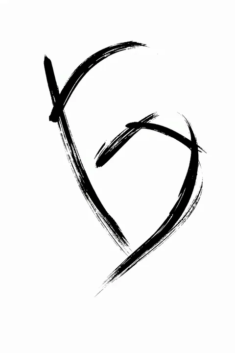 Dynamic Abstract Lines. Thick black brush lines sweep and curve across a white field in a loose abstract composition.